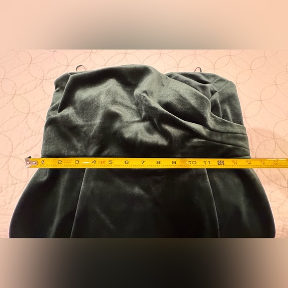 Express Velvet Sweetheart Neckline Strapless Midi Sheath Dress | Size: M #790925 - Picture 9 of 15